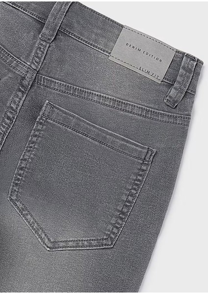 Erkek Çocuk Denim Pantolon 8-14 Yaş Gri modelleri