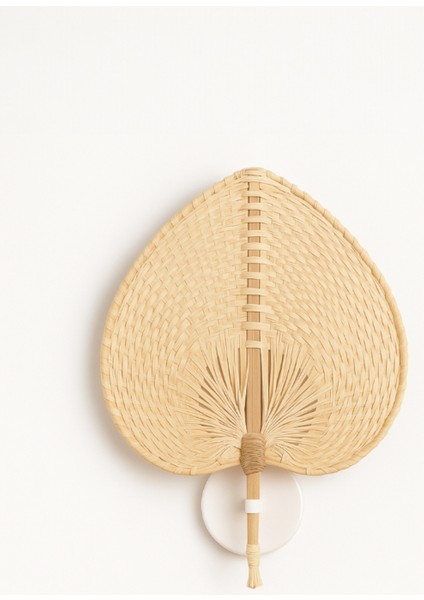 Bohem Doğal Bambu Duvar Apliği, El Yapımı, E27 Uyumlu, Salon/koridor/yatak Odası, 30X38 cm