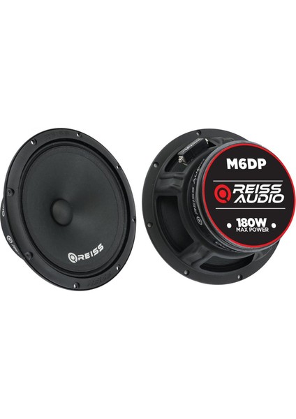 Reıss Audıo RS-M6DP Oto Midrange 16CM 180 Watt (60 Rms) 2 Adet