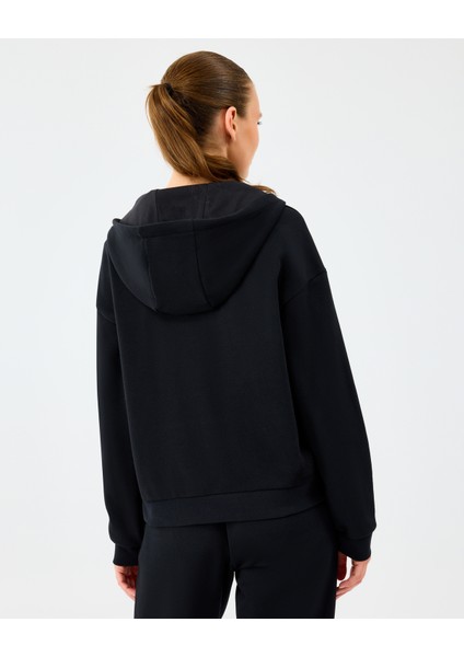 W Essential Full Zip Sweatshirt Kadın Siyah Sweatshirt S2610016-3817 fırsatları