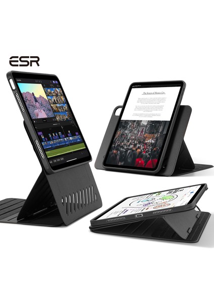 iPad Air 11 inç (M2, 2024) / Air 5. Nesil (M1, 2022) / Air 4. Nesil (A14, 2020) Shift Manyetik Kılıf