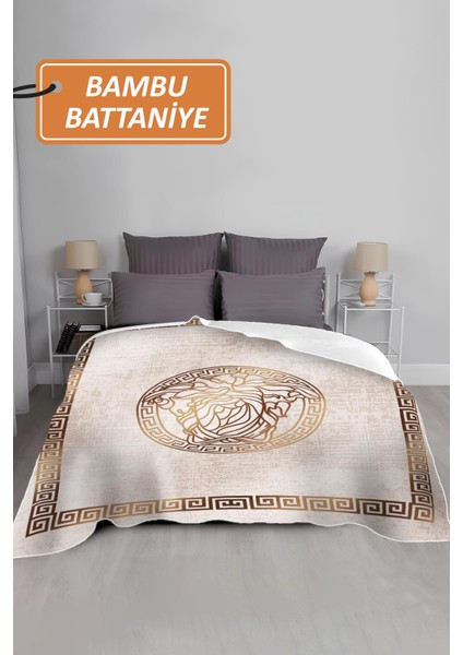 Lüks Çift Kişilik Bambu Battaniye Yumuşacık ve Şık Tasarım (200X220 Cm) BBT0015 fiyatları