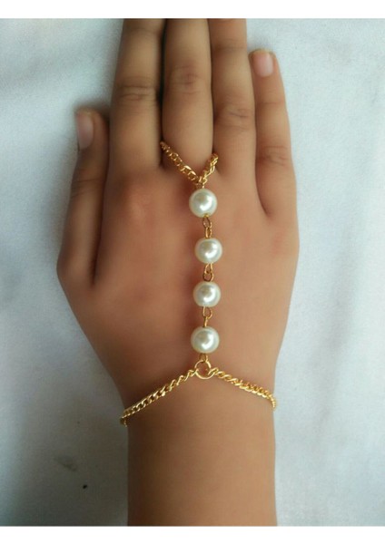 Zarif Şık Kadın Tek Parmaklı Şahmeran Bileklik Aksesuarı