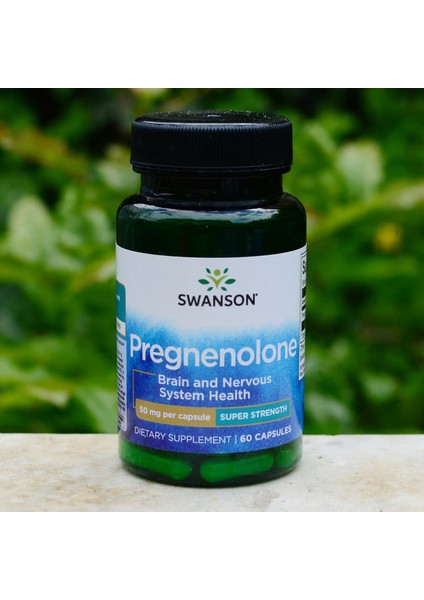 , Pregnenolone, Super Strength, 50 Mg, 60 Capsules