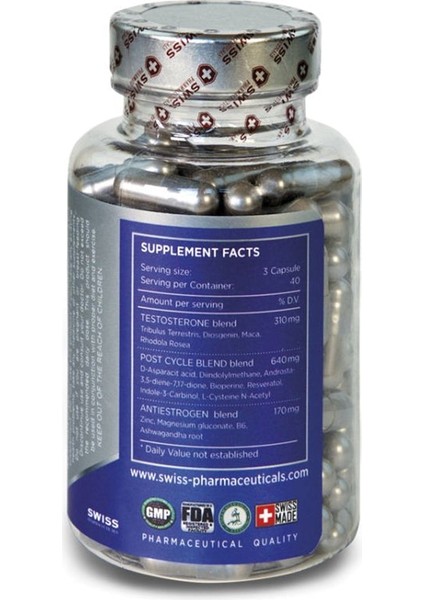 Ultimate Pct (Daa, Maca, Resveratrol) 120 Kapsül fiyatları