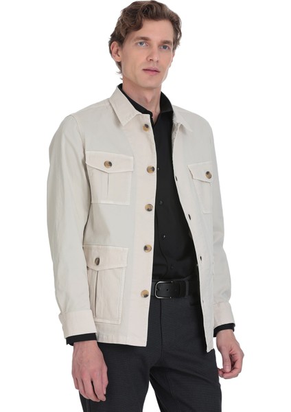 Taş Slim Fit Bebe Yaka Baharlık Mont modelleri