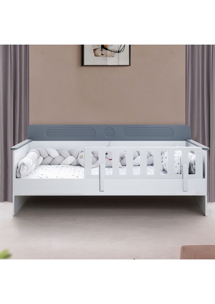 Karyola, Flora Montessori Karyola - Antrasit + 1 Adet Comfort Yatak modelleri