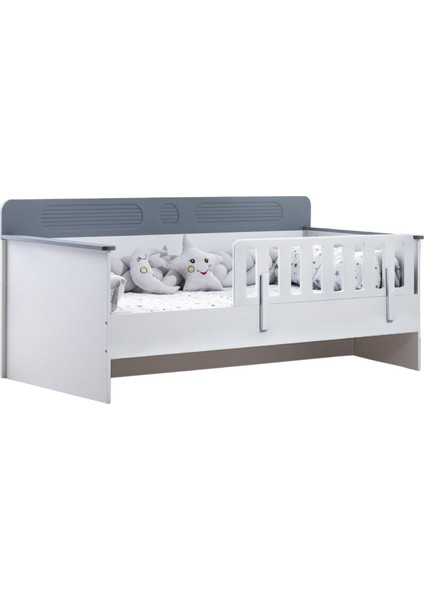 Karyola, Flora Montessori Karyola - Antrasit + 1 Adet Comfort Yatak fırsatları