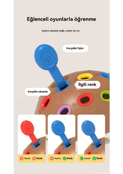 Ince Hareket Eğitimi Erken Eğitim Çocuk El-Göz Koordinasyonu Zeka Oyuncağı (Yurt Dışından) fırsatları