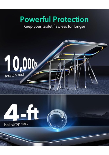 Apple iPad Pro 13 M4 (2024) Armorite Autokit Hd 2 Adet Tablet Cam Ekran Koruyucu