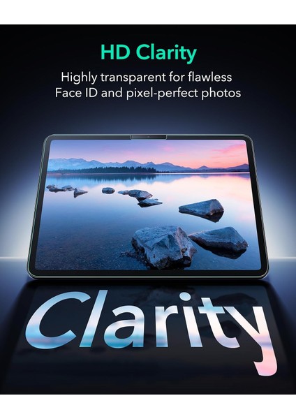 Apple iPad Pro 13 M4 (2024) Armorite Autokit Hd 2 Adet Tablet Cam Ekran Koruyucu