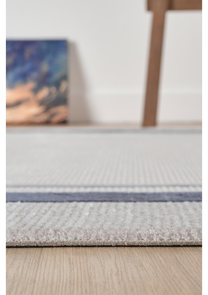 Zen Mavi Halı Akrilik Halı Yumuşak Dokulu Salon Oturma Odası Yatak Odası Halısı 7001 fırsatları