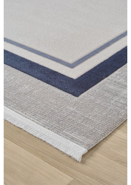 Zen Mavi Halı Akrilik Halı Yumuşak Dokulu Salon Oturma Odası Yatak Odası Halısı 7001 indirimleri