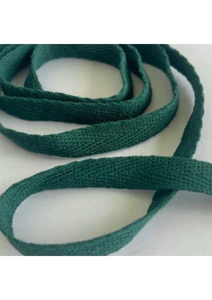 Dar Dokuma Şerit Balıksırtı / 10 Metre Yeşil Kenar Süsleme Dikiş Kapatma Şeridi modelleri