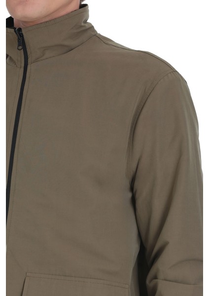 Siyah Regular Fit Yarım Balıkçı Yaka Baharlık Mont indirimleri