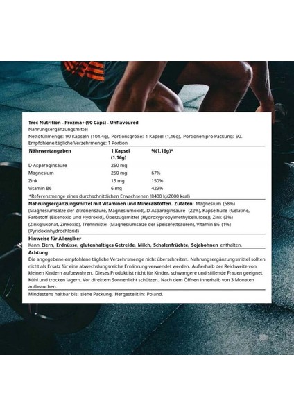 Prozma Mens Formula Zma D Aspartic Acid Daa 90 Kapsül fiyatları