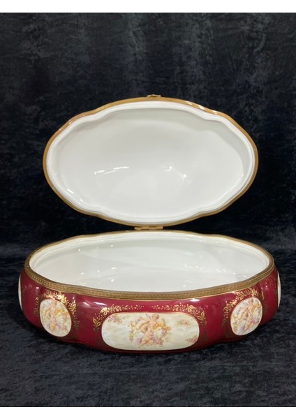 SEVRES Antika Porselen Sandık