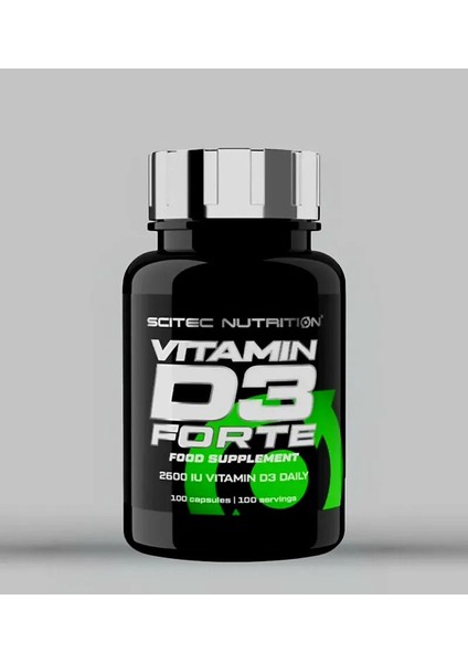Scitec Vitamin D3 Forte 2500UI (100 Caps)