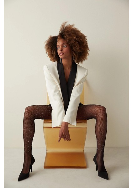 Kadın Taşlı File Külotlu Çorap Pentilicious fiyatları