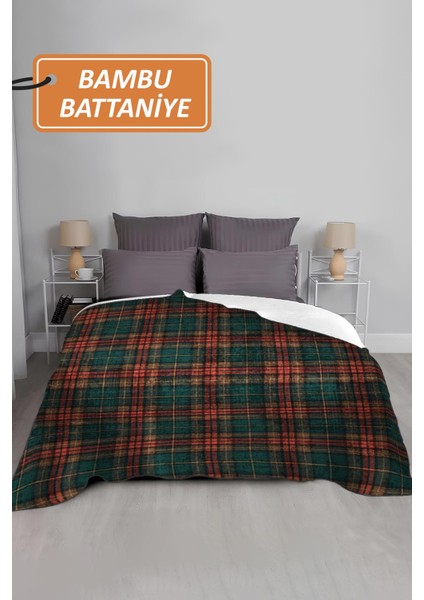 Lüks Çift Kişilik Bambu Battaniye Yumuşacık ve Şık Tasarım (200X220 Cm) BBT0005 fiyatları