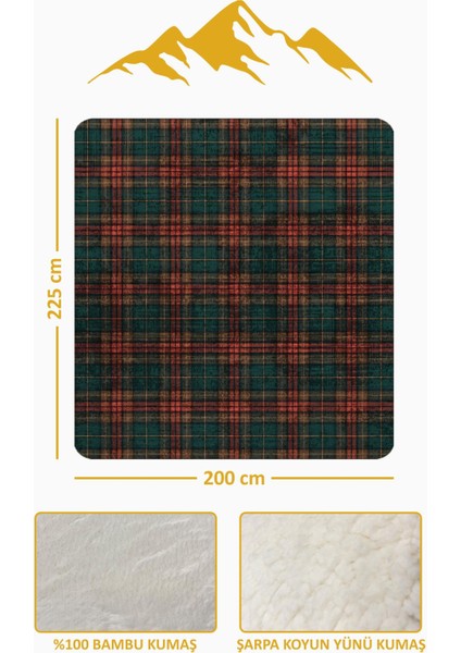 Lüks Çift Kişilik Bambu Battaniye Yumuşacık ve Şık Tasarım (200X220 Cm) BBT0005 modelleri
