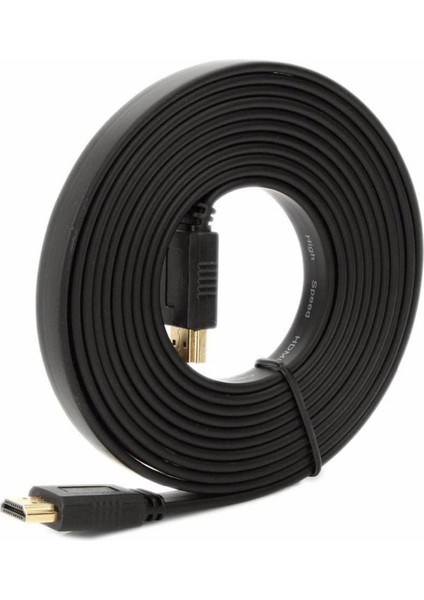 HDMI Kablo 1.4V 4K Flat 5 Metre