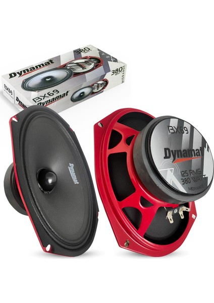 Bx-69 Oto Midrange Oval 6x9 Inç 380 Watt 2 Adet