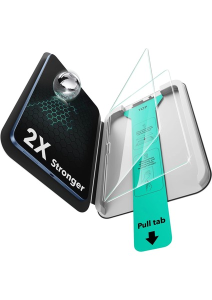 Apple iPad 10. Nesil 10.9 Inc (2022) Ultrafit Classic Autokit 2 Adet Tablet Cam Ekran Koruyucu A2757 A2777