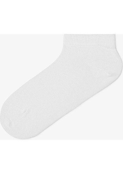 5 Çift Pamuklu Çizgili Patik Çorap