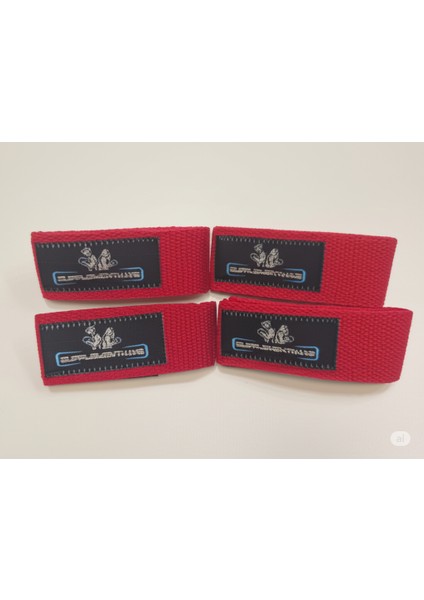 Lifting Straps Kırmızı Halter Bar Çekme Aparatı 2'li Paket fırsatları
