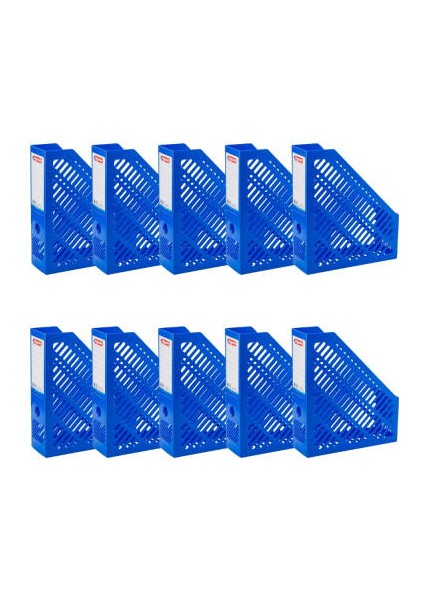 Plastik Kutu Klasör, 10 Adet, Dikey - Yatay, A4 - A5, Mavi fiyatları