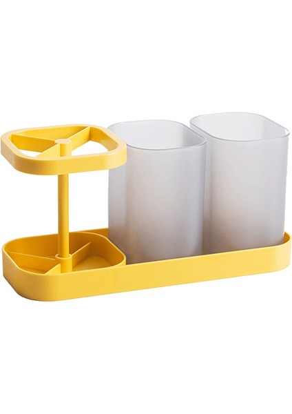 Santkuee Banyo Gargara Fincan Diş Fırçası Tutucu Sabun Saklama Kutusu Ev Diş Fırçası Kabı Takım Elbise Pratik Tüm Maç Çift Yıkama Rafları (Yurt Dışından) fırsatları