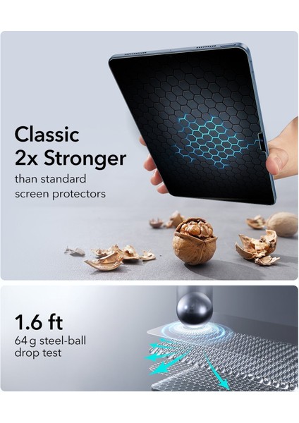 Apple iPad 10. Nesil 10.9 Inc (2022) Ultrafit Classic Autokit 2 Adet Tablet Cam Ekran Koruyucu A2757 A2777