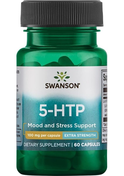 Extra Strength 5-Htp - 60 Capsules - 100MG