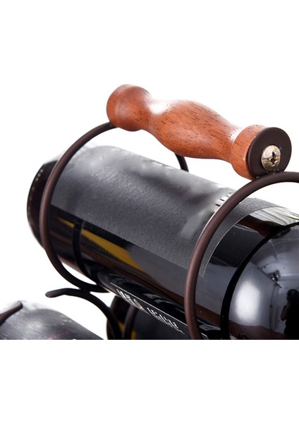 Santkuee Yığılmış Halka Şarap Rafı Demir Restoran Dekorasyon Şarap Rafı Yığılmış Şarap Rafı Şarap Şişesi Depolama Rafı Ev Dekorasyon A (Yurt Dışından) fiyatları