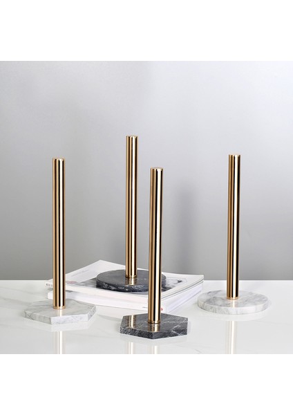 Santkuee Mermer Tabanlı Altın Kağıt Standı Dikey Kağıt Havlu Askısı Modern Kağıt Havluluk Rulo Tuvalet Tezgahı Mutfak C (Yurt Dışından) modelleri