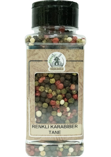 Yeşildoğa Renkli Tane BİBER120GR*PET