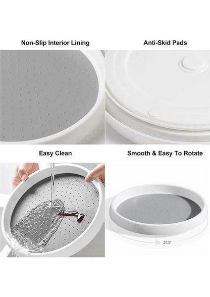 Santkuee 2 Adet Pikap Baharat Rafı Döner Baharat Tutucu Organizatör Plastik Baharat Şişeleri Yağ Malzemeleri Kavanoz Pişirme (Yurt Dışından) modelleri