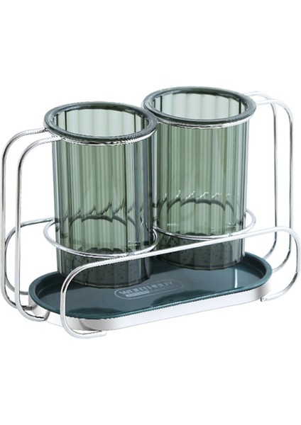 Santkuee Çubuk Depolama Tutucu Çok Fonksiyonlu Çatal Bıçak Takımı Drenaj Rafı Kaşık Çatal Çubuklarını Depolama Rafı Mutfak Çatal Bıçak Takımı Depolama B (Yurt Dışından)