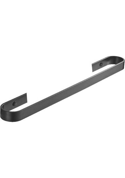 Santkuee Deliksiz Ayakkabı Rafı Duvara Monte Alan Alüminyum Ayakkabı Depolama Rafı Banyo Rafı, Siyah (Yurt Dışından)