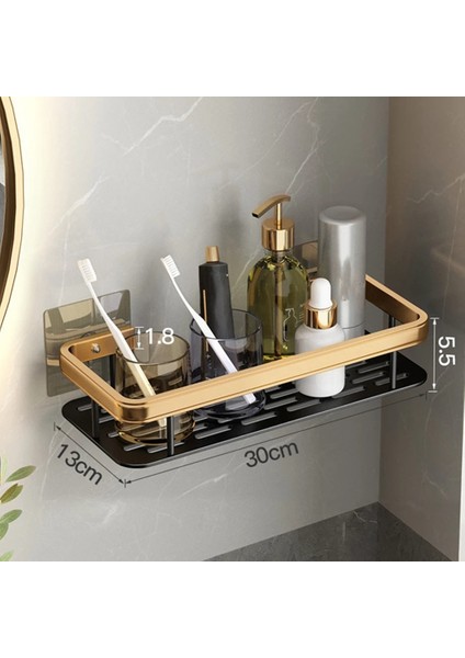 Santkuee Alüminyum Duş Duvara Monte Banyo Depolama Rafı Asılı Şampuan Tutucu Mutfak Baharat Organizatör (Yurt Dışından) modelleri