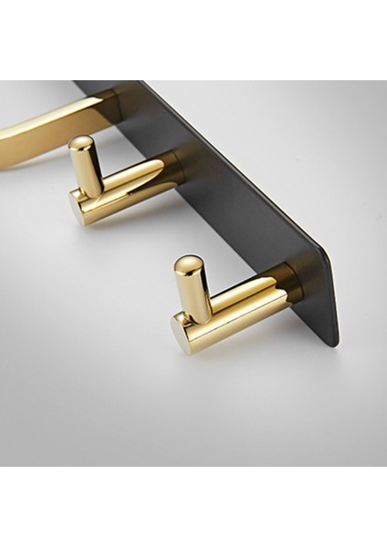 Santkuee Banyo Tüm Bronz Havlu Askısı Banyo Duvar Asılı Tek Kutuplu Havlu Askısı Iskandinav Banyo Duvar Raf Kanca Gümüş (Yurt Dışından) fırsatları