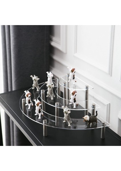 Santkuee Şeffaf Çıkarılabilir Akrilik Kek Ekran Standı Yuvarlak Kek Tutucu Düğün Doğum Günü Partisi Dekorasyon (Yurt Dışından) indirimleri