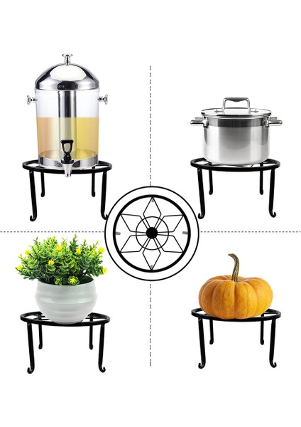 Santkuee Saksı Için 4 Paket Metal Bitki Standları, Ağır Hizmet Saksı Standı Tutucu, Kapalı Açık Paslanmaz Ekici (Yurt Dışından) fiyatları