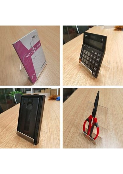 Santkuee 10 Paket Akrilik Kitap Standı, Şeffaf Akrilik Ekran Standı, Resimleri Görüntülemek Için Şeffaf Tutucu, Takı, Saat Ekran Standı (Yurt Dışından) modelleri