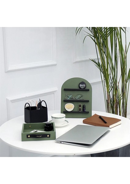 Santkuee Iskandinav Dikey Ahşap Depolama Raf Dekorasyon Ev Organizasyon Raf Odası Aksesuarları Banyo Mutfak Rafı-Yeşil (Yurt Dışından) fiyatları