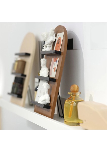 Santkuee Iskandinav Dikey Ahşap Depolama Raf Dekorasyon Ev Organizasyon Raf Odası Aksesuarları Banyo Mutfak Rafı-Yeşil (Yurt Dışından) modelleri