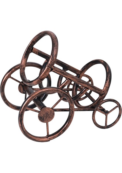 Santkuee Retro Şarap Rafı Dekorasyon Şarap Rafı Oturma Odası Şarap Dolabı Kişiselleştirilmiş Demir Şarap Şişesi Depolama Rafı A (Yurt Dışından)