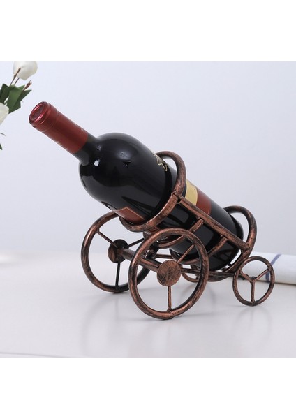 Santkuee Retro Şarap Rafı Dekorasyon Şarap Rafı Oturma Odası Şarap Dolabı Kişiselleştirilmiş Demir Şarap Şişesi Depolama Rafı A (Yurt Dışından) indirimleri