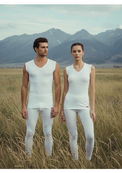 Unisex Termal Tişört 2. Seviye 9243 - Beyaz